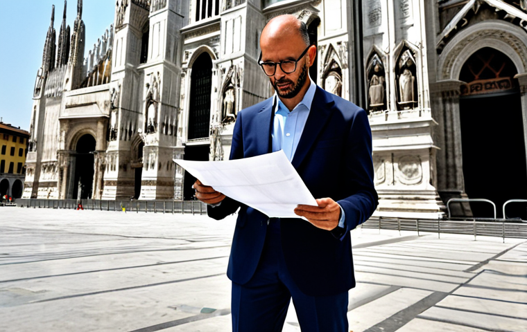 **

"A professional architect, fully clothed in a stylish but modest outfit (perhaps a blazer and well-fitting trousers), reviewing blueprints on a construction site in Milan. The Duomo di Milano is visible in the background. Natural lighting, perfect anatomy, correct proportions, professional photography, high quality, safe for work, appropriate content, family-friendly, professional."

**